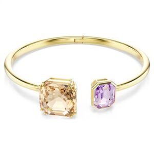 Bracciale rigido Millenia Taglio ottagonale, Multicolore, Placcato color oro M