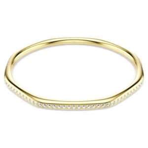 Bracciale rigido Dextera Forma ottagonale, Taglio Round, Bianco. M