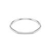 Bracciale rigido Dextera Forma ottagonale, Taglio Round, Bianco. M