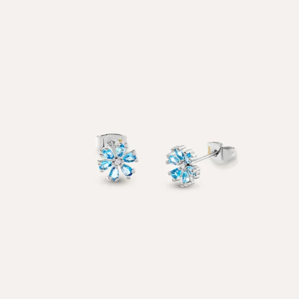 Orecchini Lobo Romantic Shine Ottone Cristallo