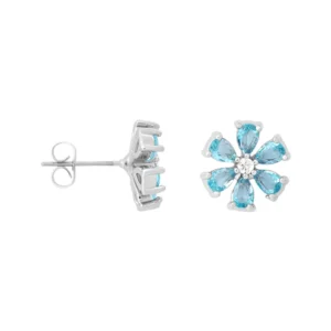 Orecchini Lobo Romantic Shine Ottone Cristallo