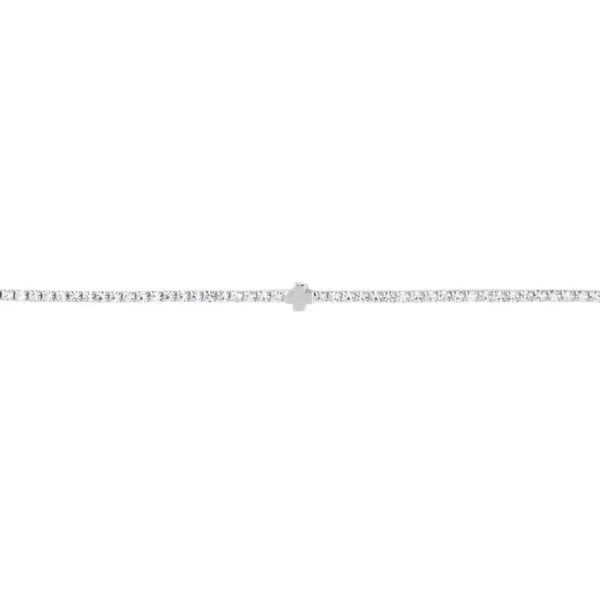 Bracciale Tennis Romantic Shine Metallo Cristallo