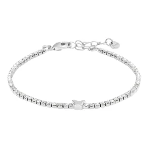 Bracciale Tennis Romantic Shine Metallo Cristallo