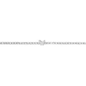 Bracciale Tennis Romantic Shine Metallo Cristallo