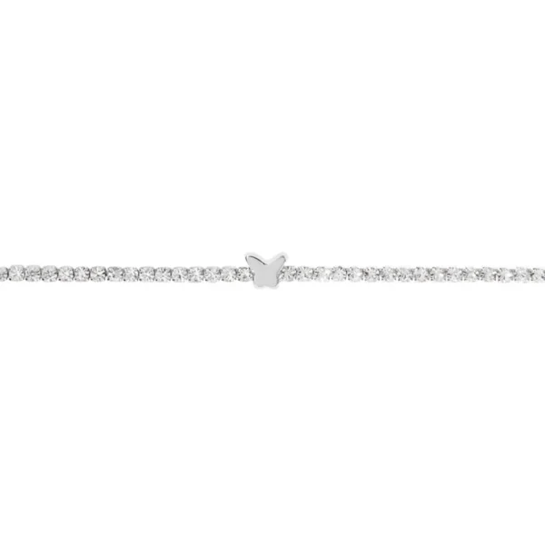 Bracciale Tennis Romantic Shine Metallo Cristallo