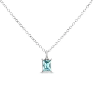 Collana Punto Luce Violet Ottone Cristallo