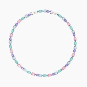Girocollo con fusion stone multicolor Santorini