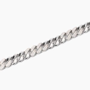 Bracciale con catena groumette e zirconi Un Gran Privilegio