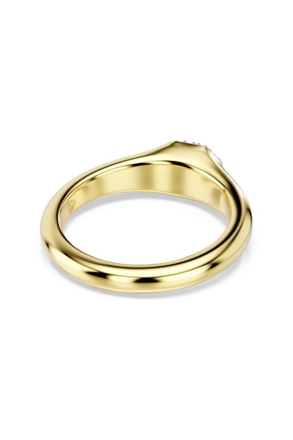 Anello Dextera Taglio misto, Bianco, Placcato color oro 48