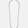 COLLANA TRECCIA DIAMOND BRAID IN ARGENTO
