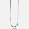 COLLANA TRECCIA DIAMOND BRAID IN ARGENTO
