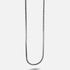 COLLANA TRECCIA DIAMOND BRAID IN ARGENTO
