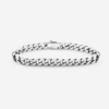 BRACCIALE GRUMETTA QUADRATA FILO 250 IN ARGENTO