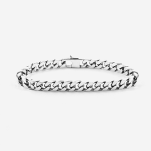 BRACCIALE GRUMETTA QUADRATA FILO 250 IN ARGENTO