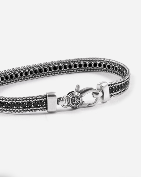 BRACCIALE TENNIS BLACK FOXTAIL