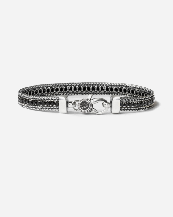 BRACCIALE TENNIS BLACK FOXTAIL