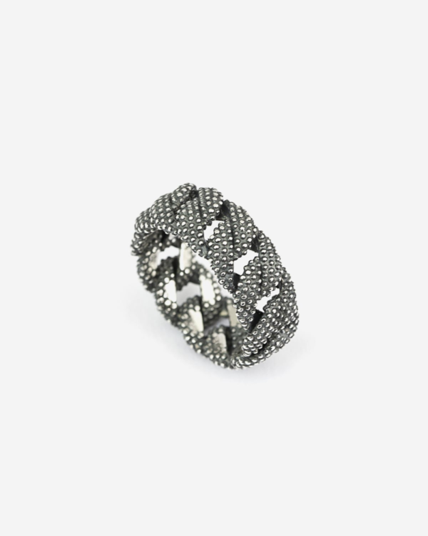 ANELLO GRUMETTA PICCOLA PUNTINATA