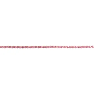 Bracciale Tennis Romantic Shine Metallo Rosa Cristallo