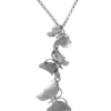 collana cascate farfalle Collana in Argento 925