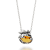 pendente leopardo eden Collana in Argento 925 e quarzo citrino