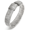 bracciale tubogas croco Bracciale rigido in Argento 925