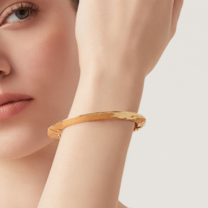 bangle blade piccolo Bracciale rigido in Argento 925 dorato
