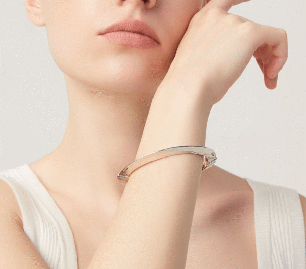 bangle blade piccolo Bracciale rigido in Argento 925