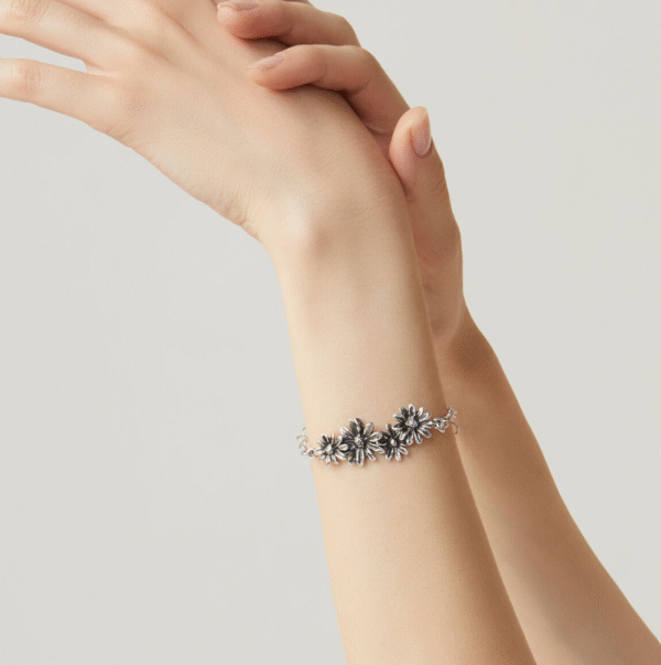 bracciale swing margherite Bracciale in Argento 925