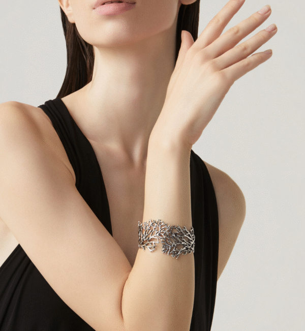 bangle coral Bracciale rigido in Argento 925