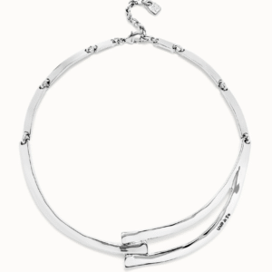 Collana rigida placcata argento Sterling