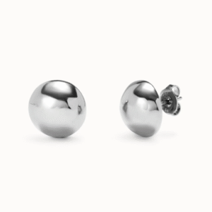 Orecchini placcati argento Sterling a forma di sfera