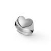 Anello in argento con cuore