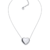 Collana in argento con cuore grande