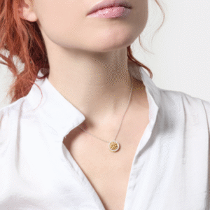 Collana con pendente Chicco e zirconi