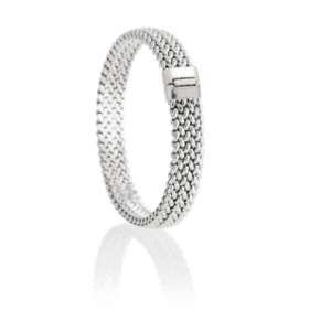 Bracciale in argento rodiato Chicco