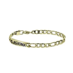 AS Roma Bracciale uomo in acciaio