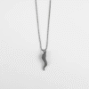 Collana Puntinati Unisex In Argento Con Cornetto