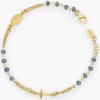 Bracciale Rosario Cristalli Croce Charm