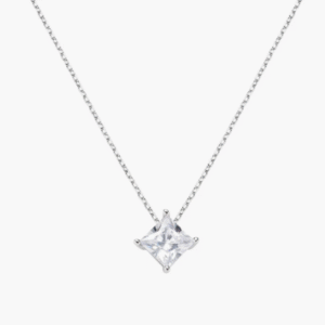 Collana Diamonds con Punto Luce Quadrato Grande