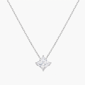 Collana Diamonds con Punto Luce Quadrato Medio