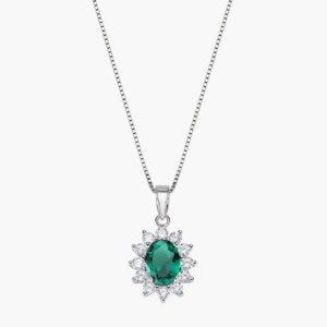 Collana Royal Lady Zircone Verde