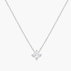 Collana Diamonds con Punto Luce Quadrato Piccolo