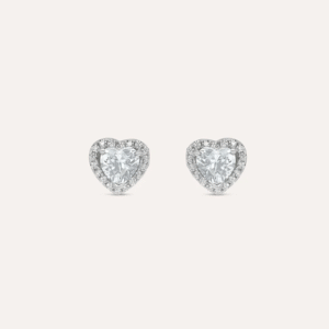 Orecchini Lobo Silver Elegance Argento Rodiato Cubic Zirconia