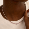 Collana Tennis Lady Chic Acciaio Cristallo