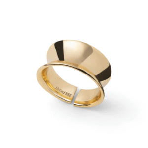 Anello a fascia dorato