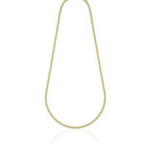 Collana catena ovale dorata