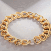 Collana Diva con doppia maglia groumette