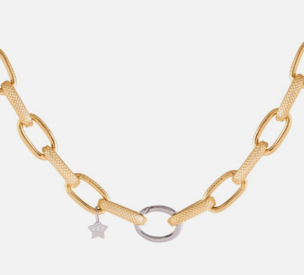 Collana Diva con maglia texturizzata