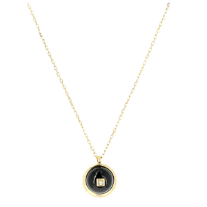 collana con cabochon in onice
