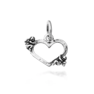 Charm Cuore con Angeli Piccolo